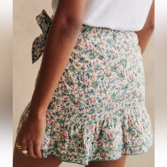 Sezane Come Skirt Ostuni - Size 2 (34) - Picture 4 of 10